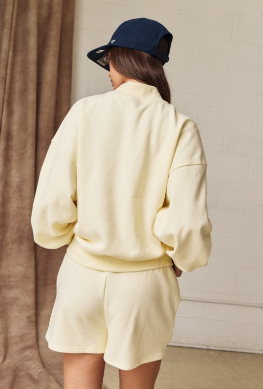 Mock neck lounge set