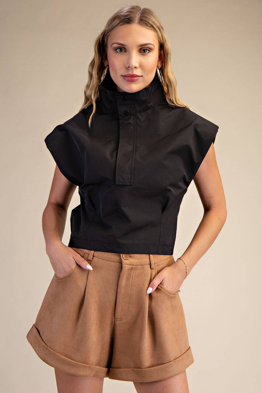 Mock Neck Top