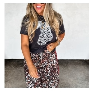 Cheetah Graphic Tee