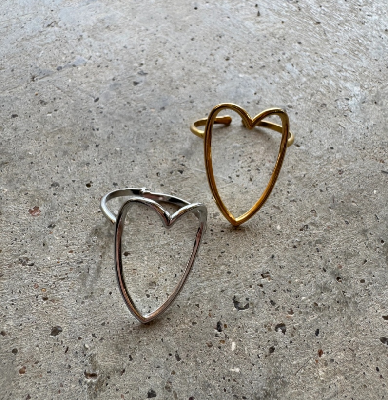 Heart ring- Gold