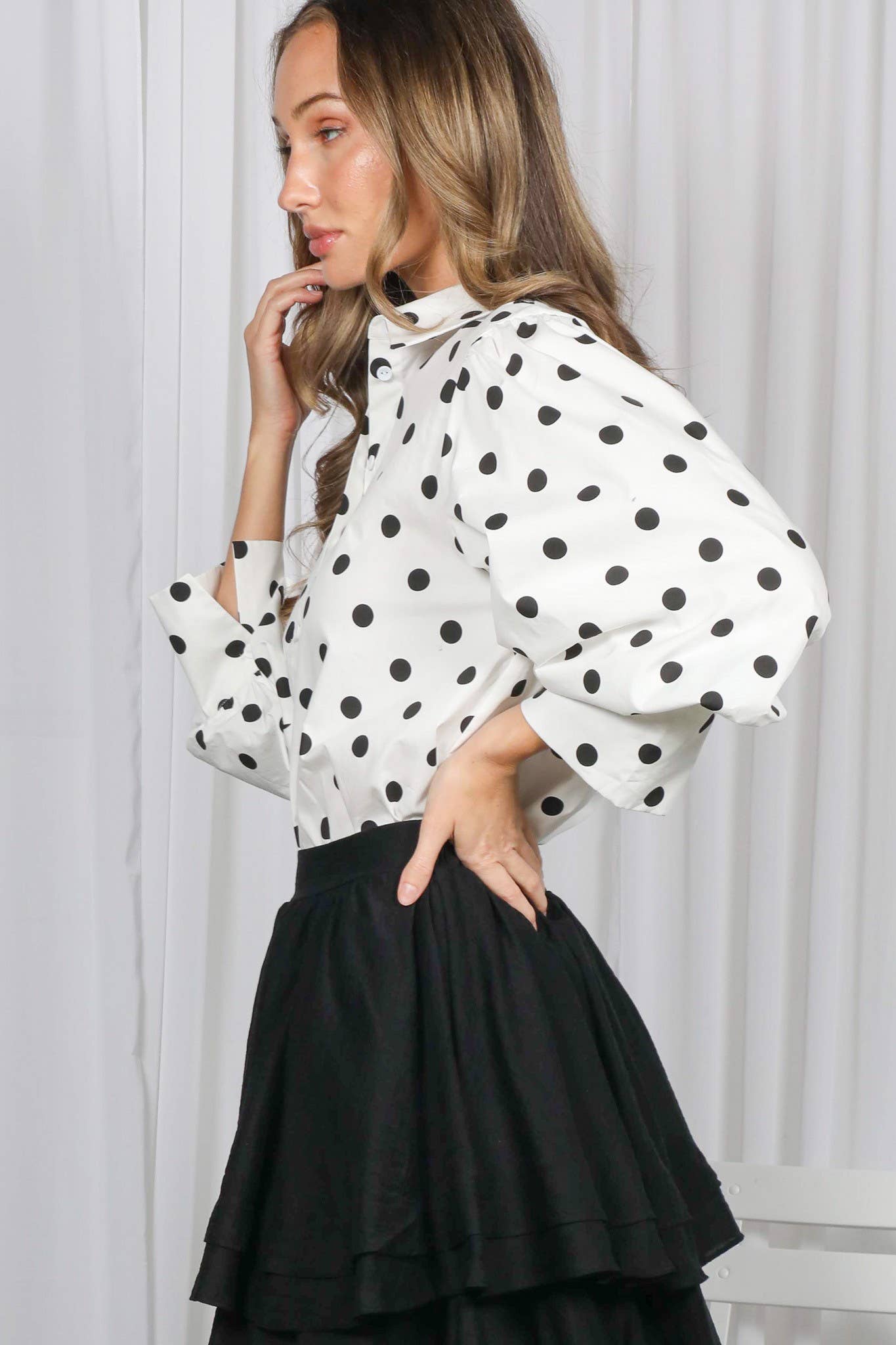 Polka dot top