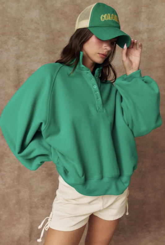 Mock neck Pullover