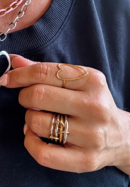 Heart ring- Gold