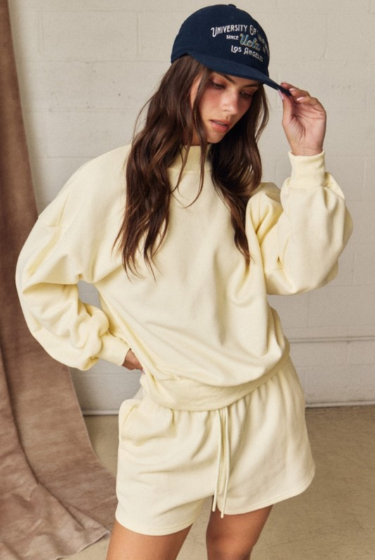 Mock neck lounge set